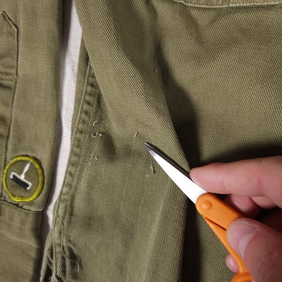 Vintage Boy Scout Uniform Shirt Two Harbors MN First Class Printing Patrol Youth - Picture 7 of 16